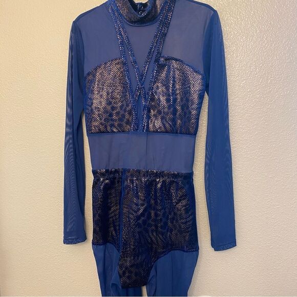 Revolution Tenth House Dance unitard solo costume PARALLAX TH22037 MA adult - Picture 2 of 12